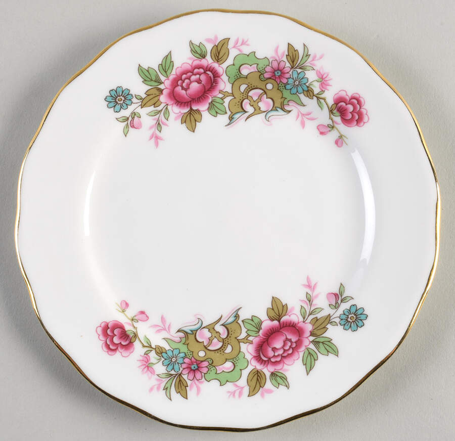 Chinese Tree Bread & Butter Plate by Queen Anne (England)-1
