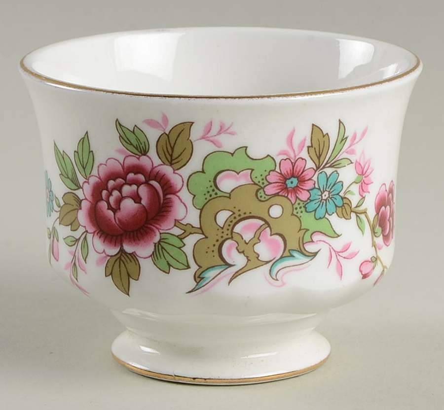 Chinese Tree Mini Open Sugar Bowl by Queen Anne (England)-1