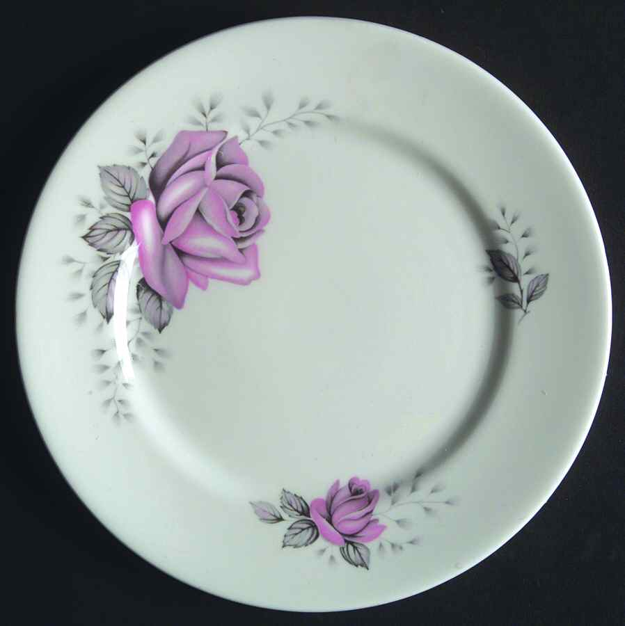Fair Lady Bread & Butter Plate by Queen Anne (England)-1