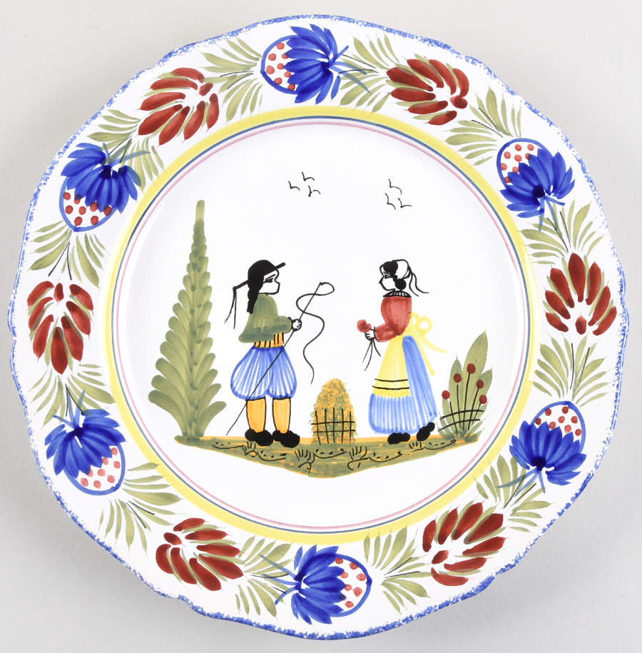 Tradition Plate Wall by Quimper-1