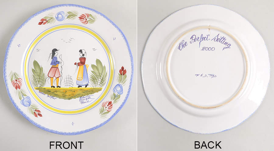 Tradition Collector Plate by Quimper-1