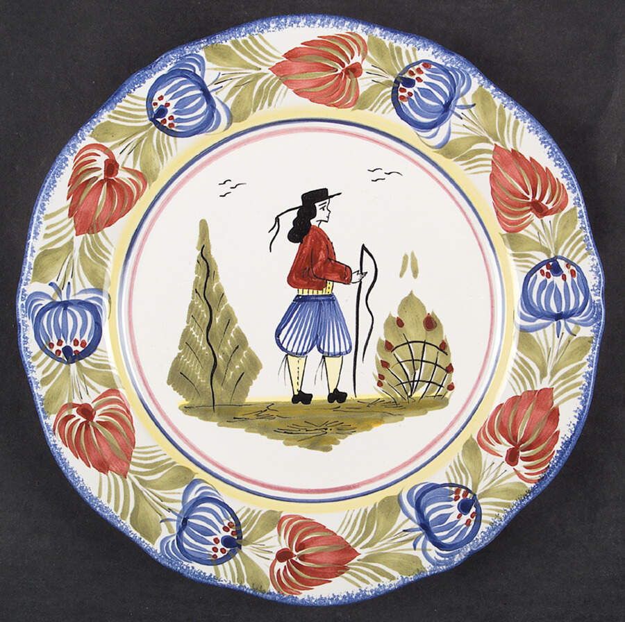 Tradition Salad Plate by Quimper-1