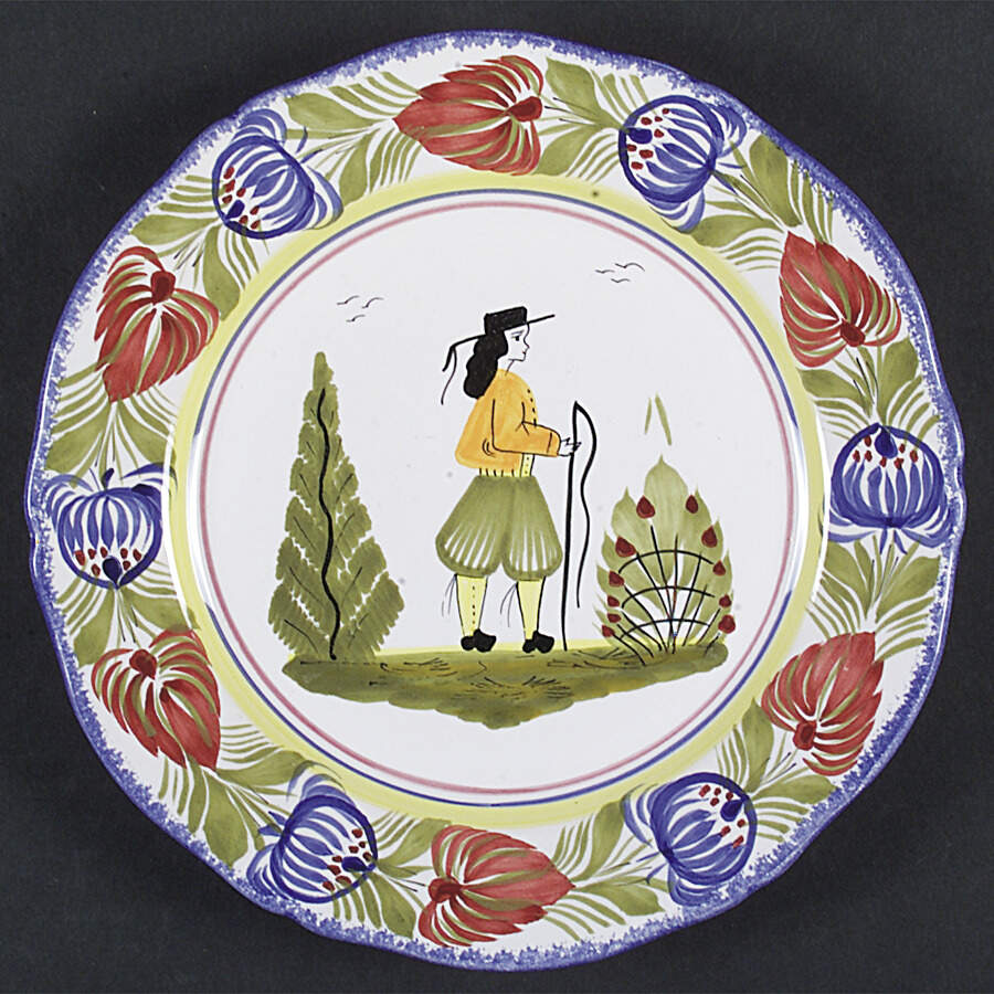 Tradition Salad Plate by Quimper-1