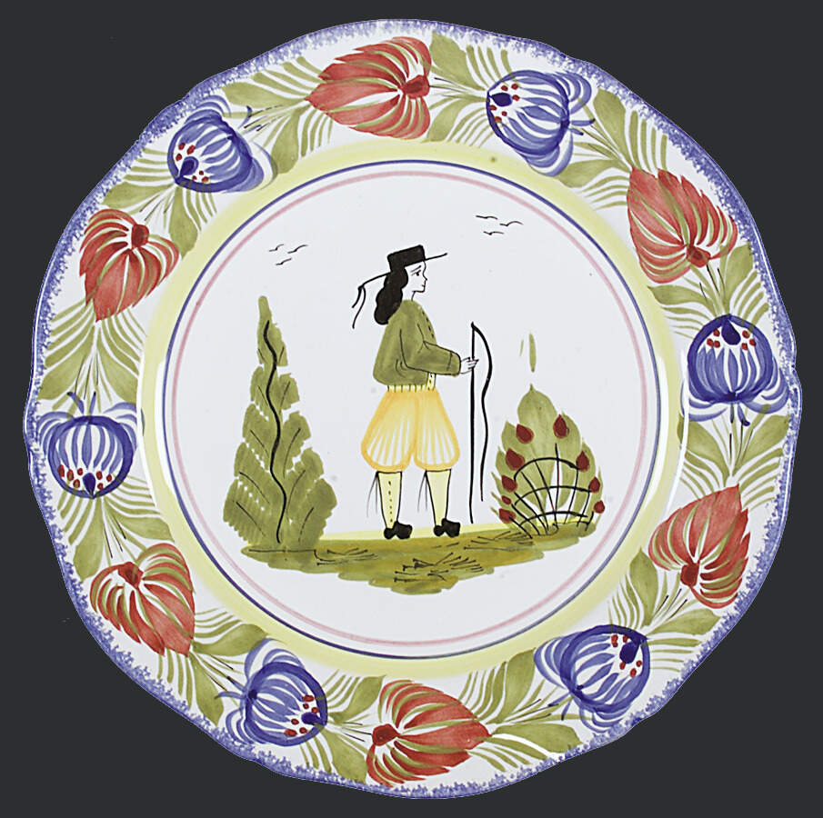 Tradition Salad Plate by Quimper-1