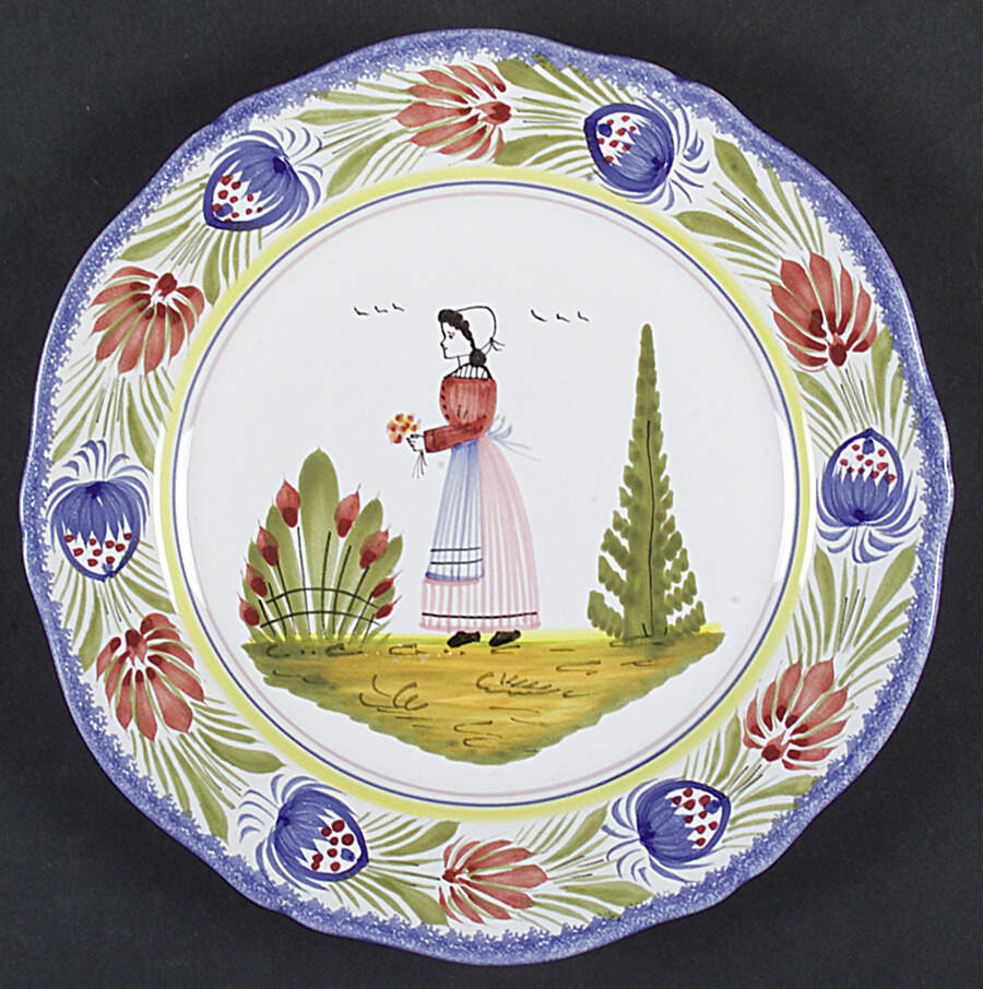Tradition Salad Plate by Quimper-1
