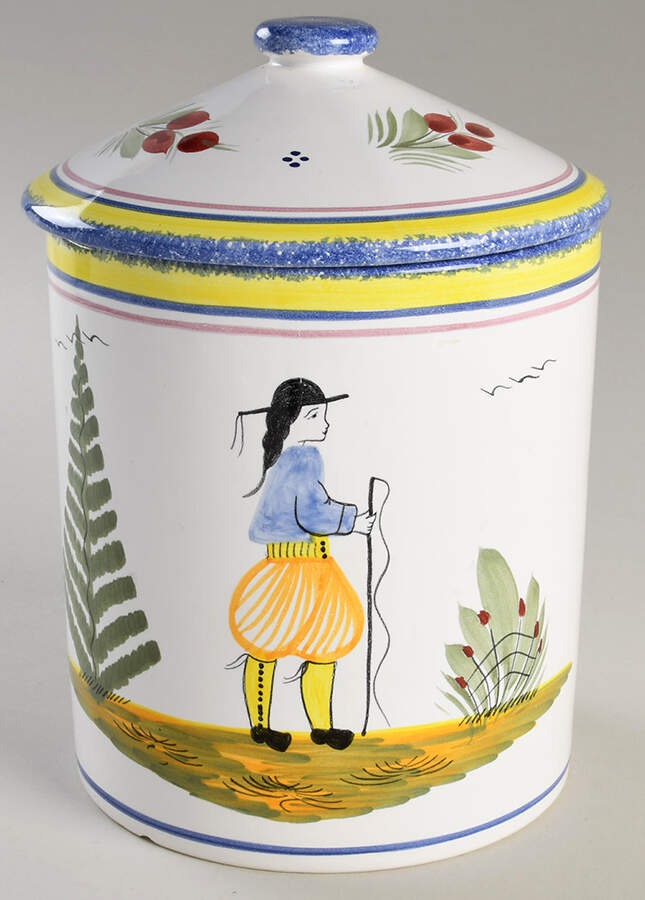 Tradition Extra Large Canister & Lid by Quimper-1