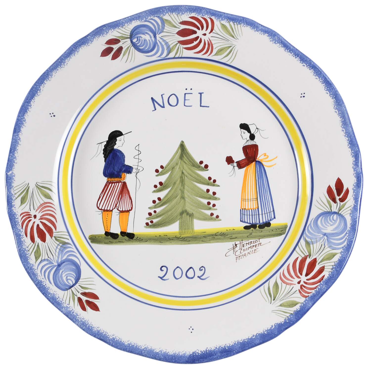 Tradition Wall Plate by Quimper-1