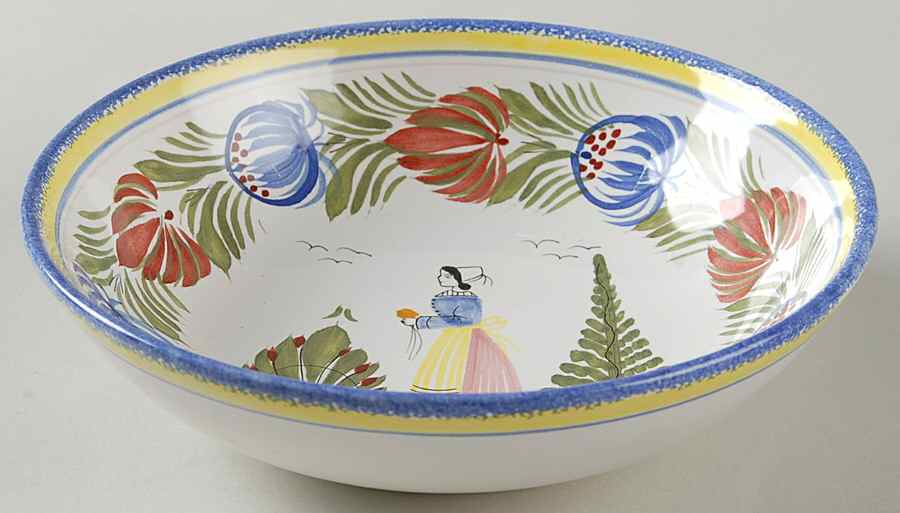 Tradition Soup/Cereal Bowl by Quimper-1
