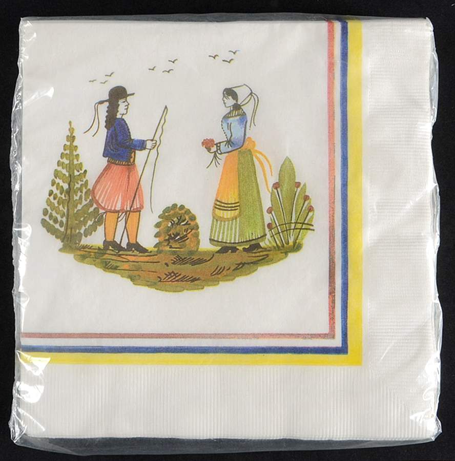 Tradition Package of Paper Luncheon Napkins by Quimper-1