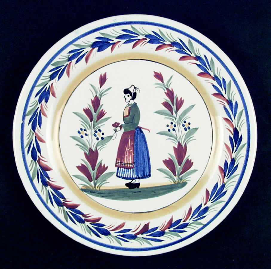 QUI15 Dinner Plate by Quimper-1