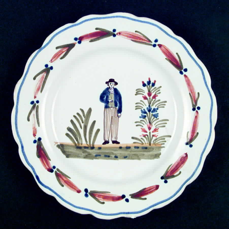 QUI16 Salad Plate by Quimper-1