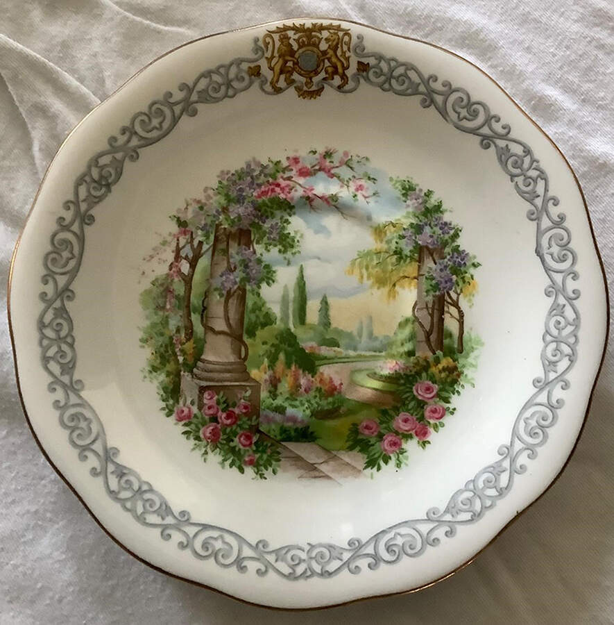 Royal Kew Gardens Saucer by Queen Anne (England)-1