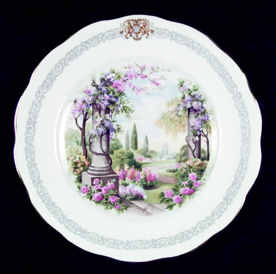 Royal Kew Gardens Salad Plate by Queen Anne (England)-1