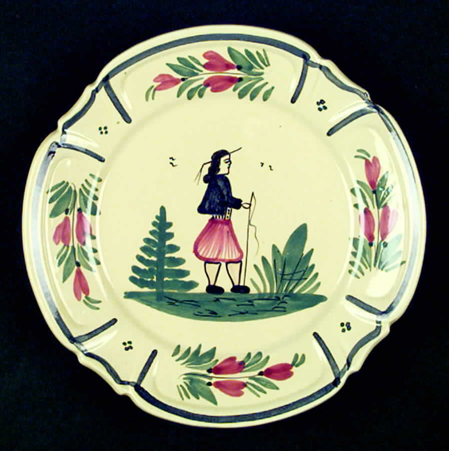 QUI20 Salad Plate by Quimper-1