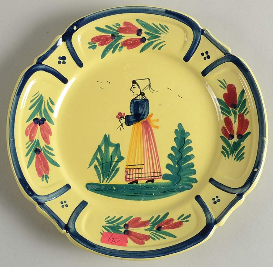 QUI20 Salad Plate by Quimper-1