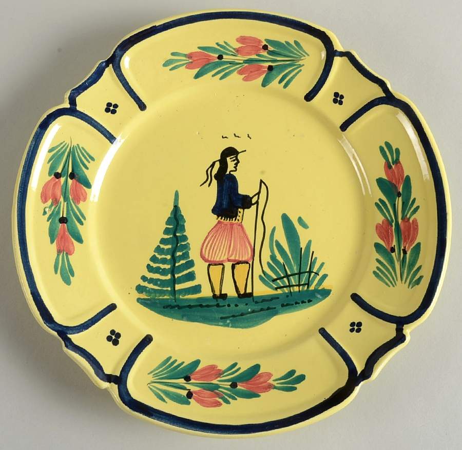 QUI20 Luncheon Plate by Quimper-1