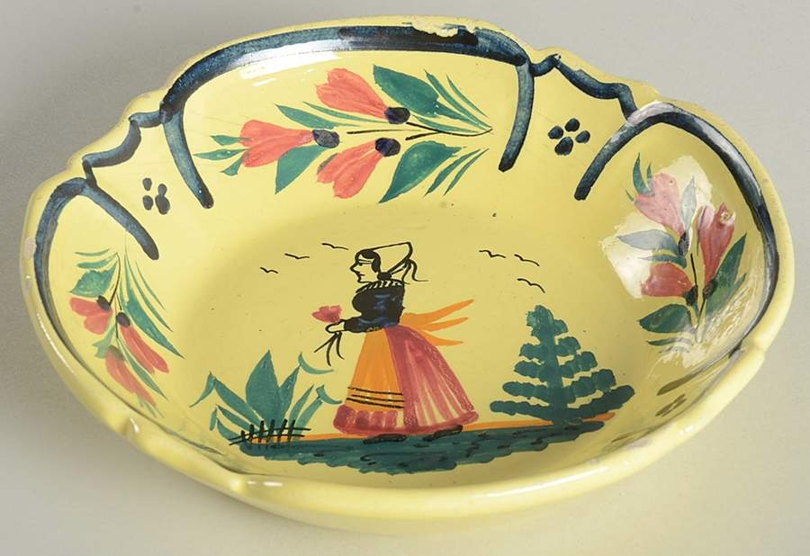 QUI20 Fruit/Dessert (Sauce) Bowl by Quimper-1