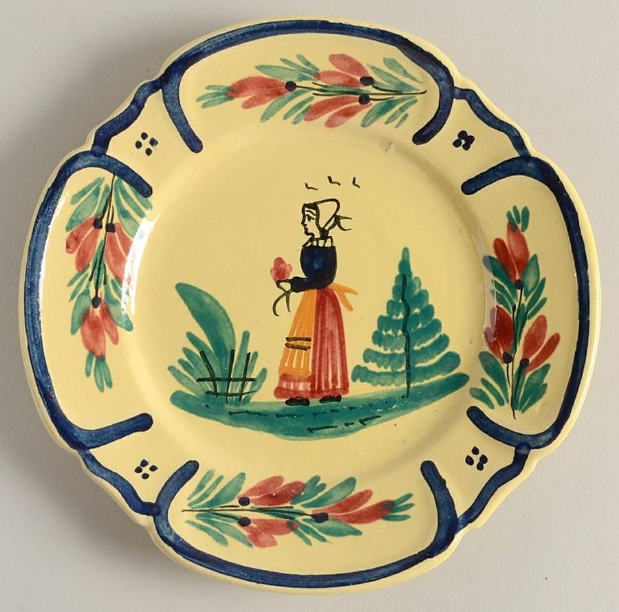 QUI20 Bread & Butter Plate by Quimper-1