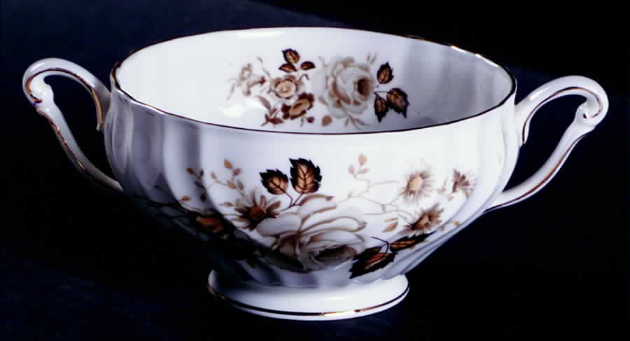Terra Nova Footed Cream Soup Bowl by Queen Anne (England)-1