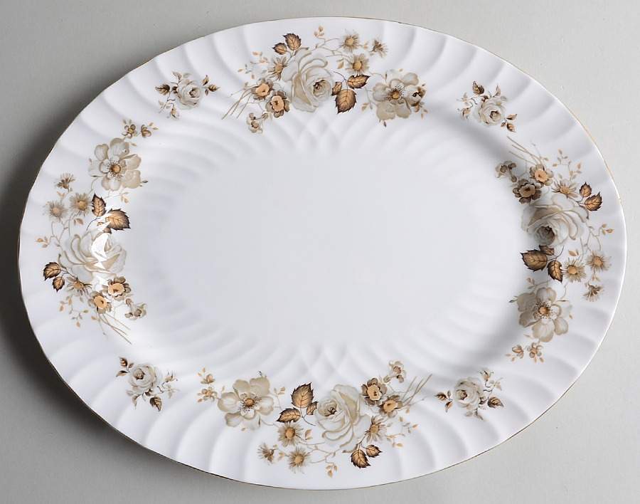 Terra Nova 13" Oval Serving Platter by Queen Anne (England)-1