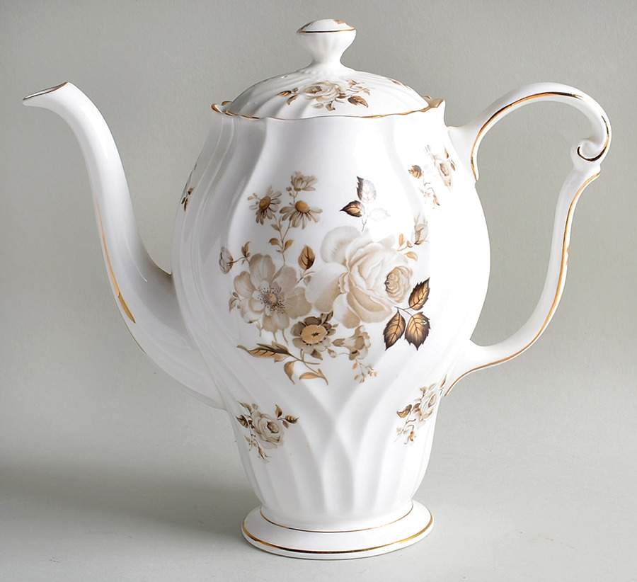 Terra Nova Coffee Pot & Lid by Queen Anne (England)-1