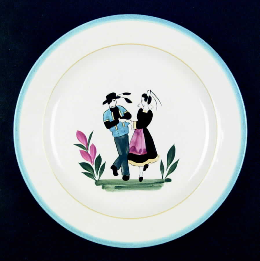 QUI21 Dinner Plate by Quimper-1
