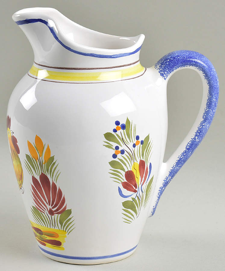 Le Coq Ancien 50 Oz Pitcher by Quimper-1