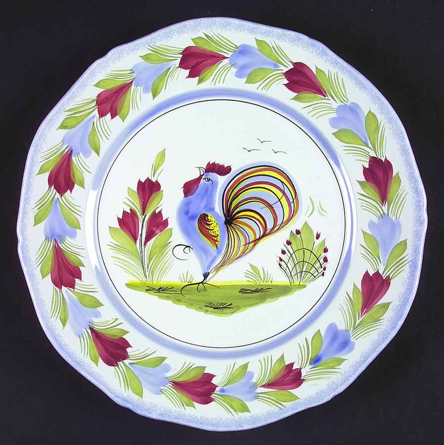 Le Coq De Campagne Dinner Plate by Quimper-1