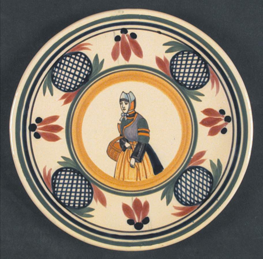 QUI25 Salad Plate by Quimper-1