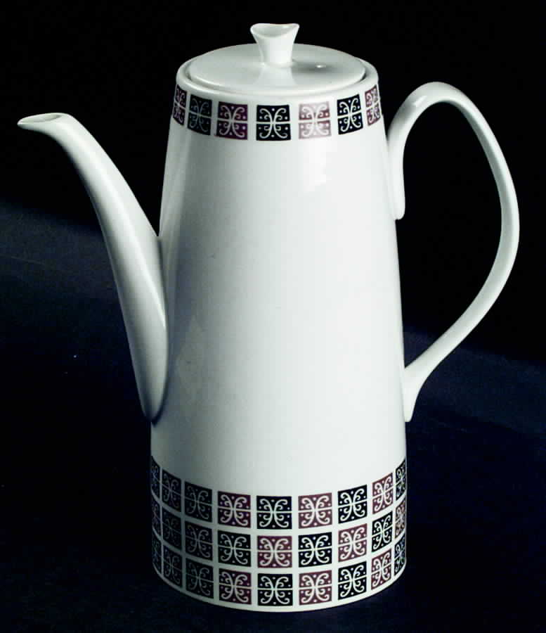 Aida Coffee Pot & Lid by Queen Anne (England)-1