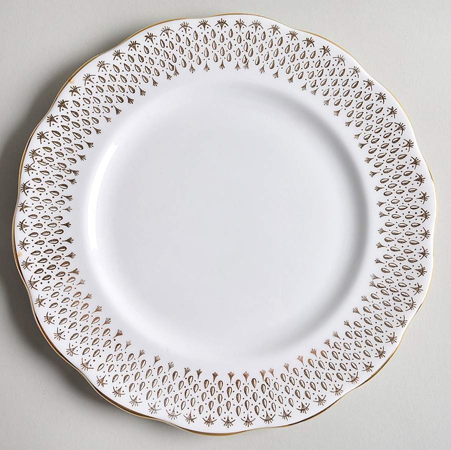 QUA24 Salad Plate by Queen Anne (England)-1