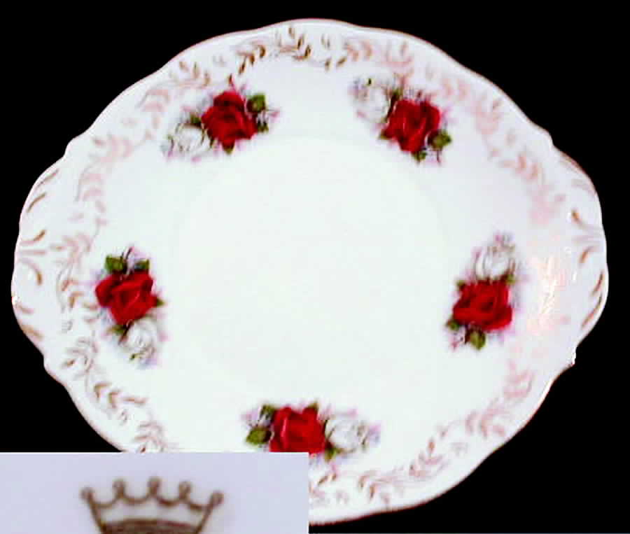 112 Handled Cake Plate by Queen Anne (England)-1