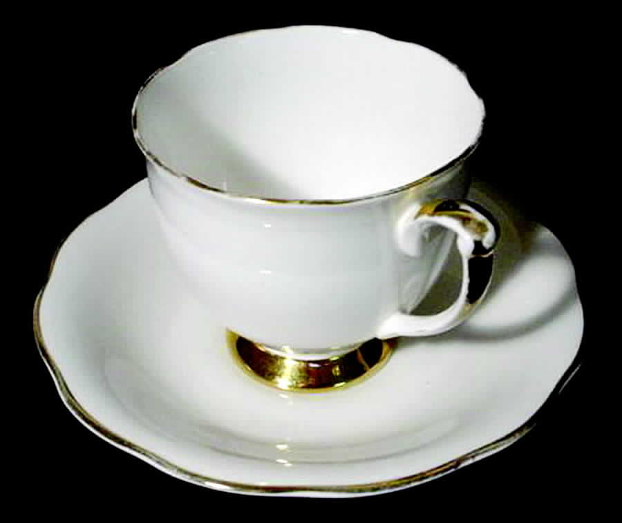 5110 Footed Cup & Saucer Set by Queen Anne (England)-1