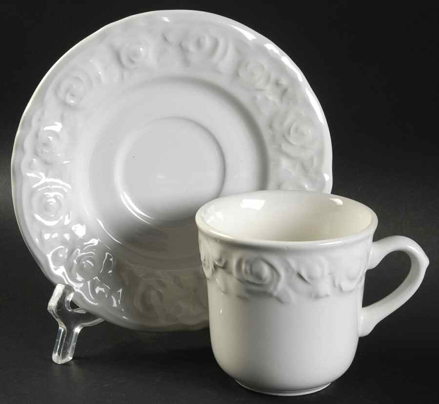 QUD12 Flat Cup & Saucer Set by Quadrifoglio-1