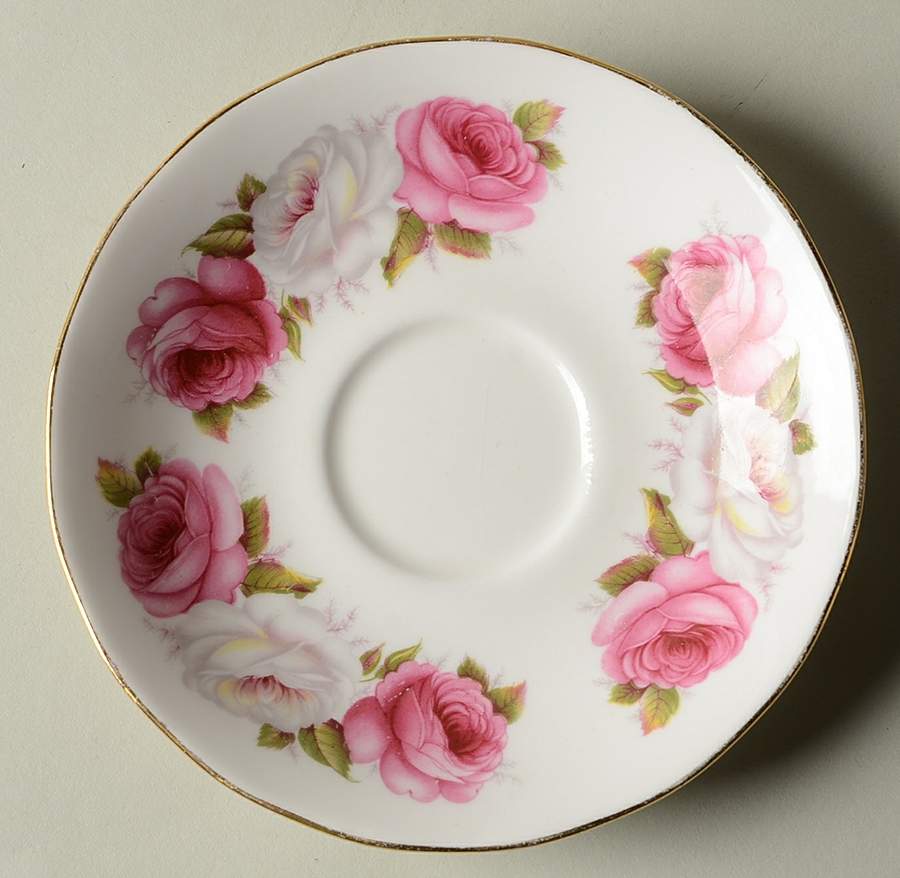 Princess Roses Saucer by Queen Anne (England)-1