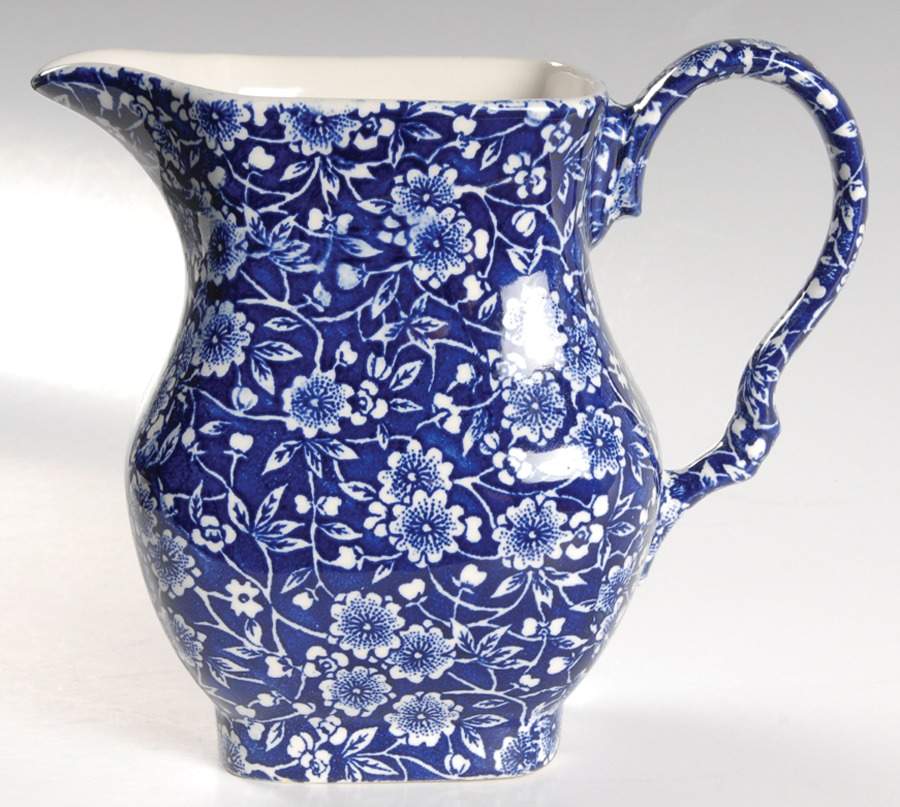 Calico Blue (England) 26 Oz Pitcher by Queen's-1