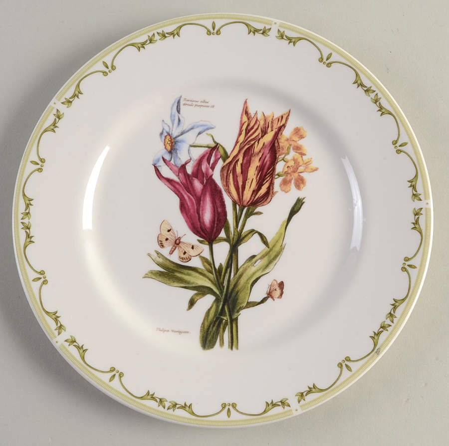 Recueil des Fleurs Salad Plate by Queen's-1