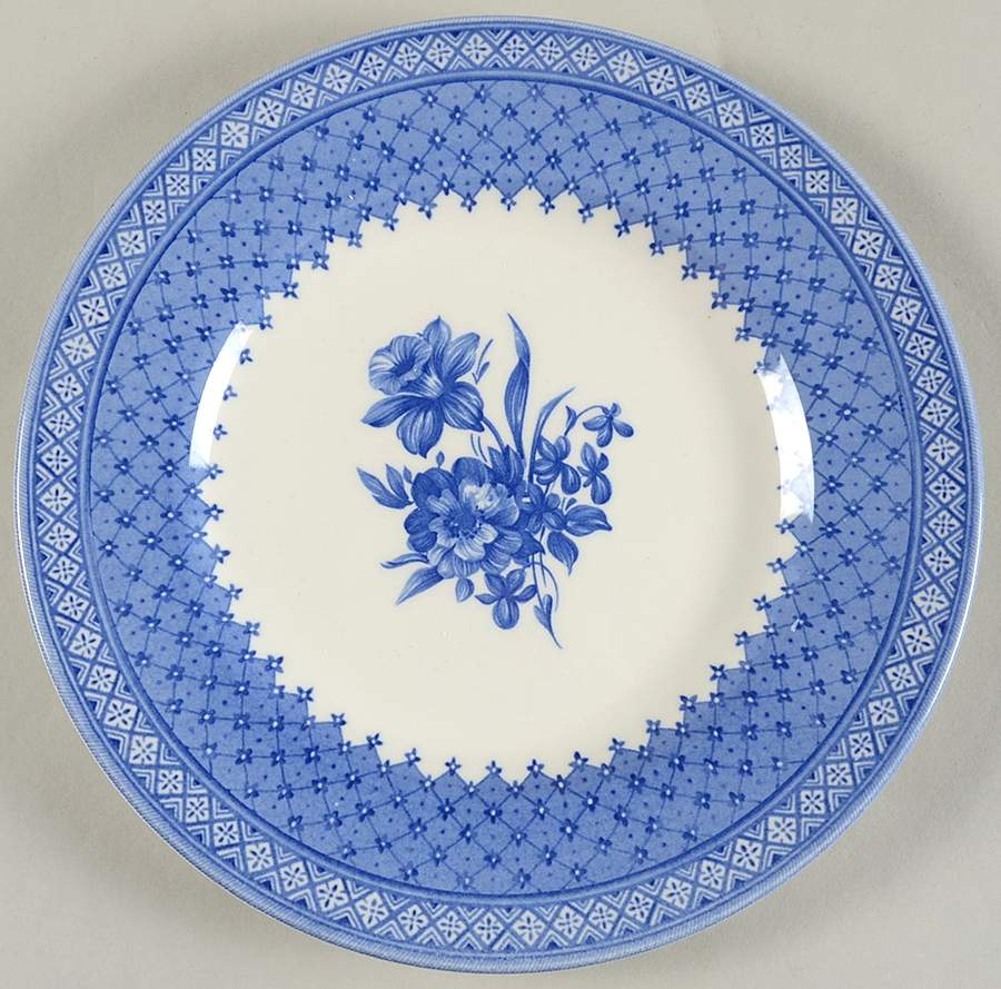 Out of The Blue Salad Plate by Queen's-1