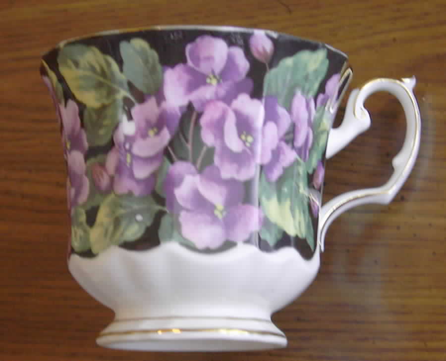 Midnight Bloom Footed Cup by Queen's-1