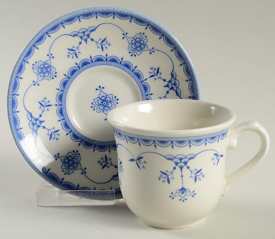 Ingrid Flat Cup & Saucer Set by Queen's-1