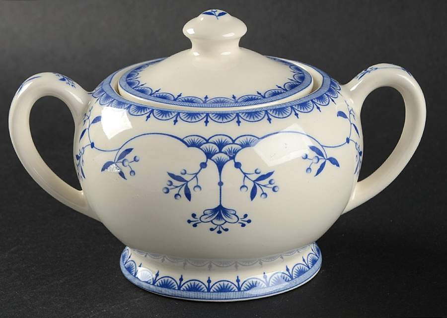 Ingrid Sugar Bowl & Lid by Queen's-1