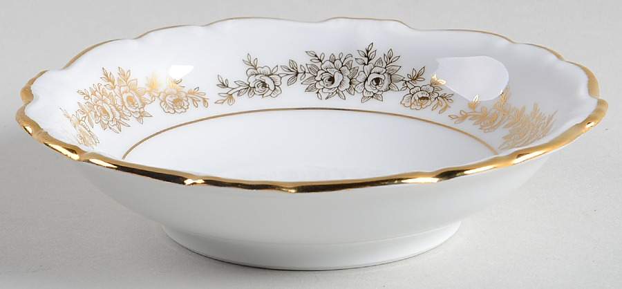 Tuxedo Royale Fruit/Dessert (Sauce) Bowl by Queen Anne (Bavaria Germany)-1