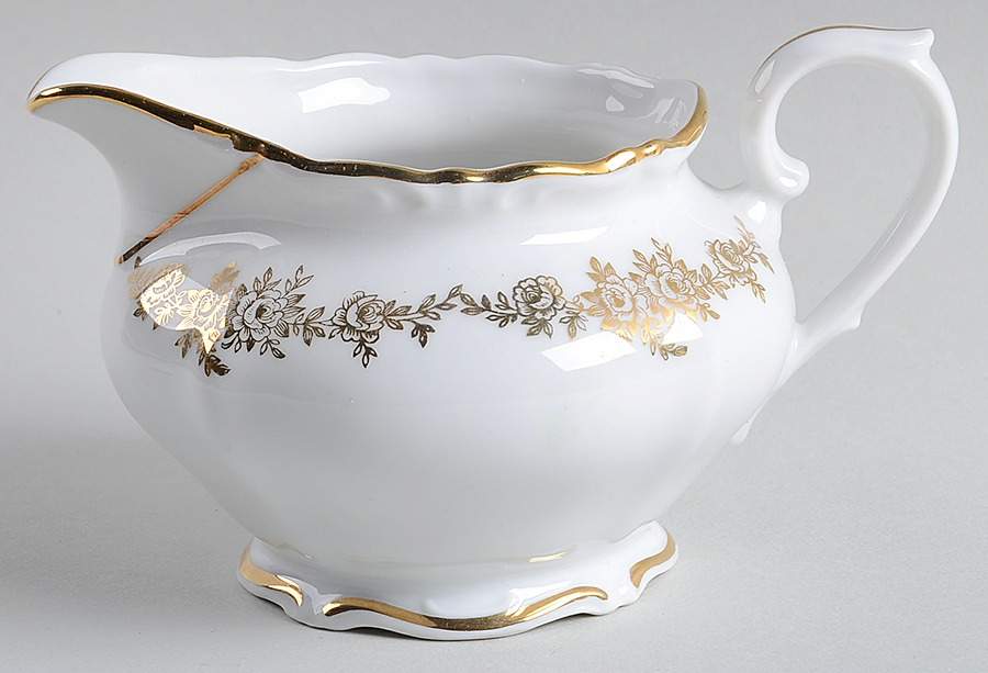Tuxedo Royale Creamer by Queen Anne (Bavaria Germany)-1