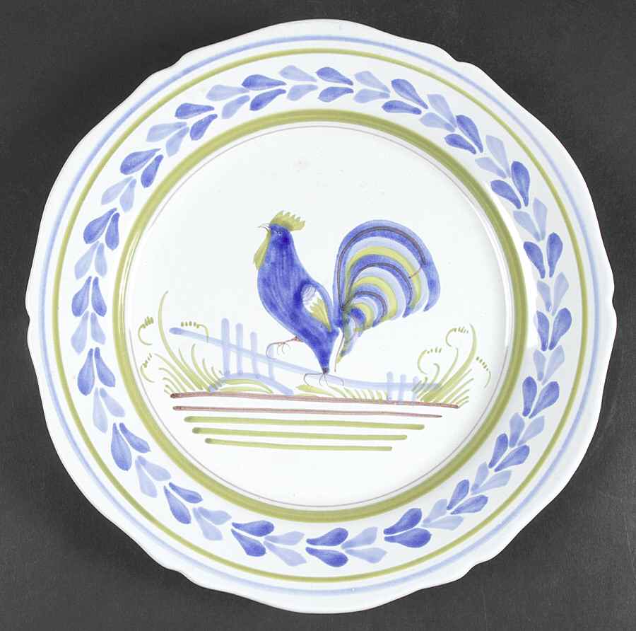 Le Coq Prestigieux Dinner Plate by Quimper-1