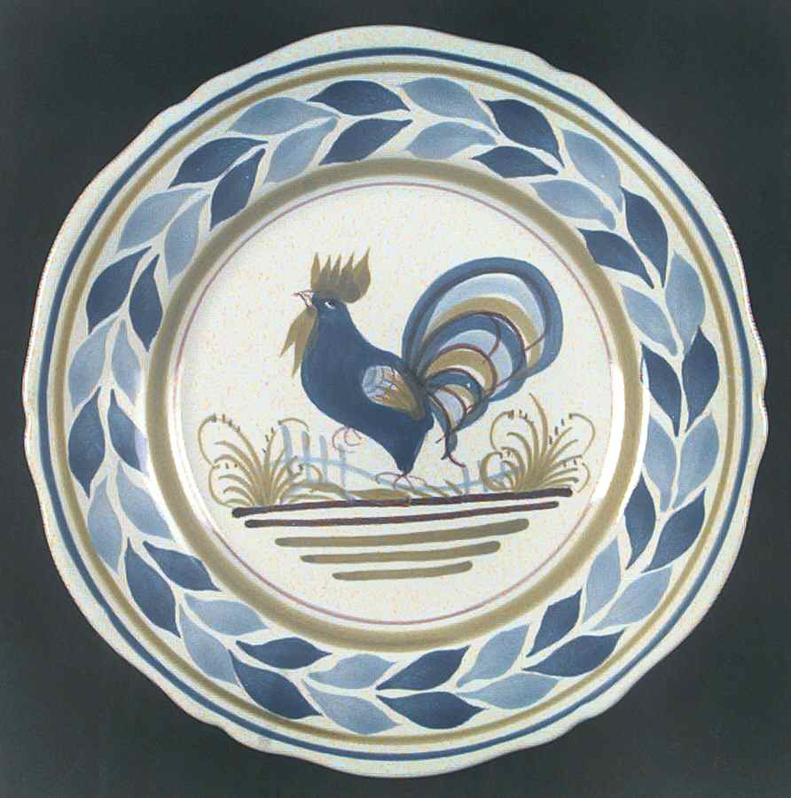 Le Coq Prestigieux Bread & Butter Plate by Quimper-1