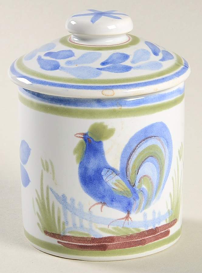 Le Coq Prestigieux 2" Storage Jar & Lid by Quimper-1