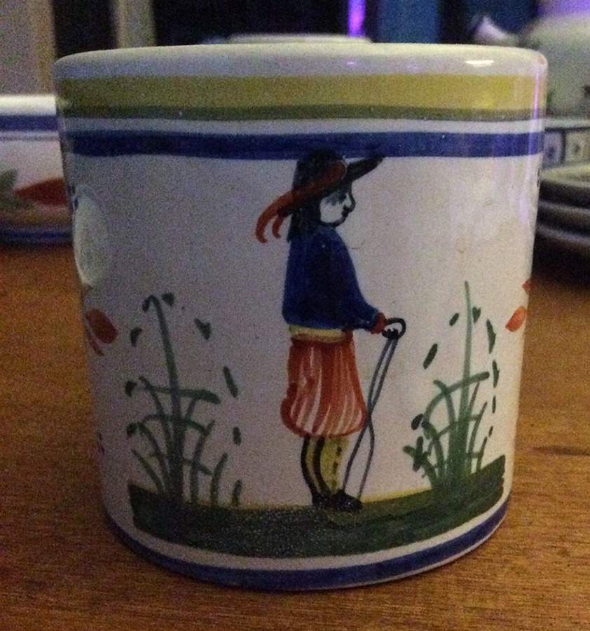 Henriot (Lady Or Man Center) Mug by Quimper-1