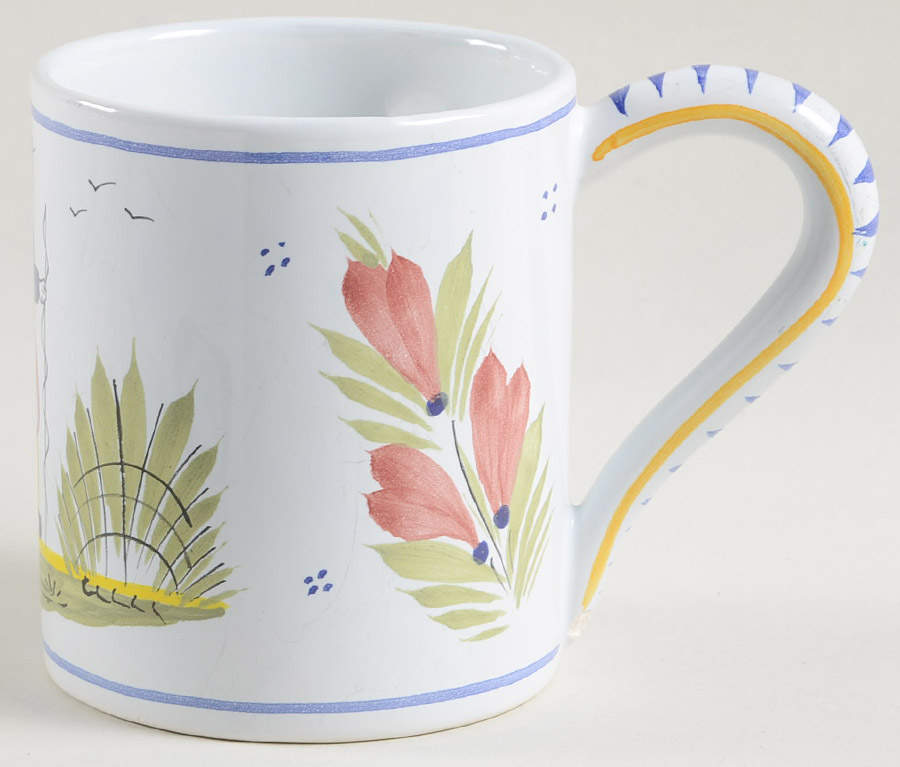 Henriot (Lady Or Man Center) Mug by Quimper-1