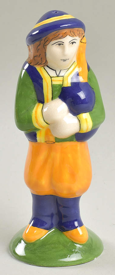 Henriot (Lady Or Man Center) Figural Pepper Shaker by Quimper-1
