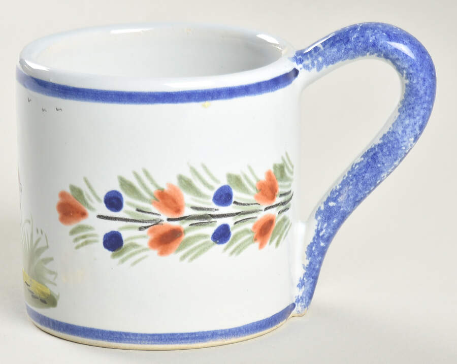 Henriot (Lady Or Man Center) Mug by Quimper-1